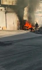 Son dakika haber | BAĞCILAR'DA DOĞAL GAZ BORUSUNDA PATLAMA