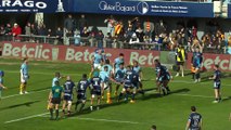 TOP 14 - Essai de Janse VAN RENSBURG (MHR) - USA Perpignan - Montpellier Hérault Rugby - Saison 2021/2022