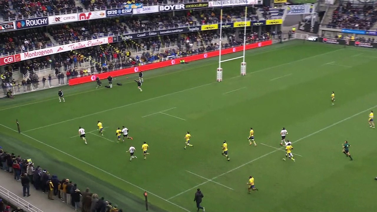 TOP 14 - Essai de Retief MARAIS (CAB) - ASM Clermont - CA Brive - Saison 2021/2022