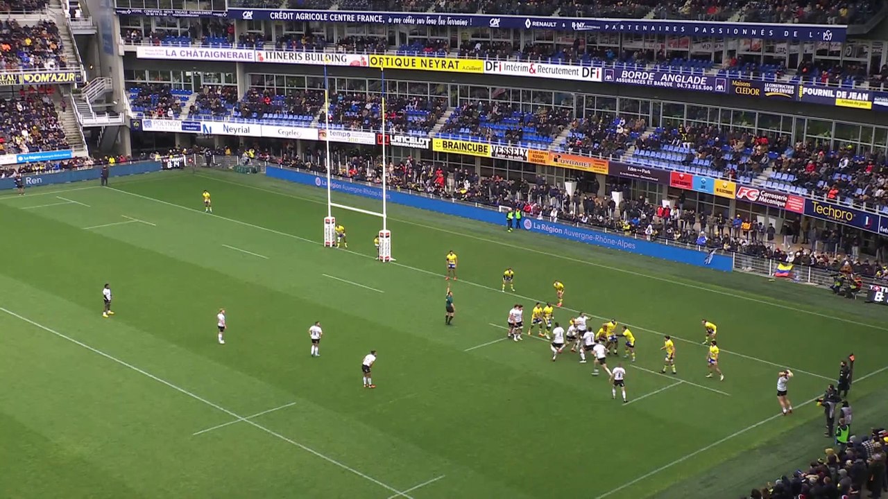 TOP 14 - Essai de Sootala FA'ASO'O (CAB) - ASM Clermont - CA Brive - Saison 2021/2022