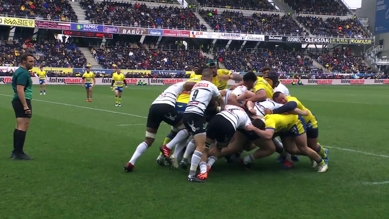 TOP 14 - Essai de Alivereti RAKA (ASM) - ASM Clermont - CA Brive - Saison 2021/2022