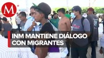 Inician mesa de diálogo con autoridades migratorias en Chiapas