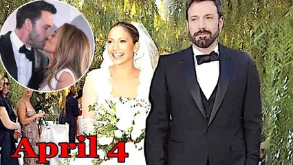 April 4, Ben Affleck and Jennifer Lopez will share good news with the world: Wedding