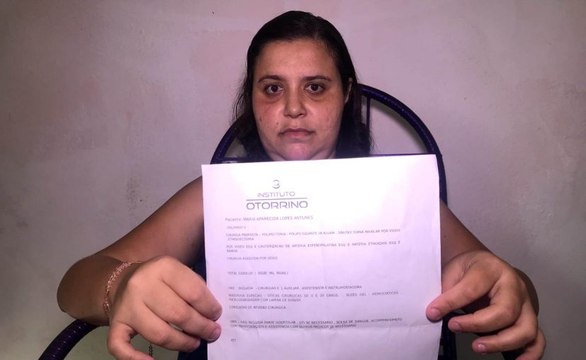 Em Sousa, mulher com doença rara pede ajuda para se submeter a cirurgia