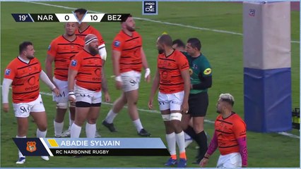 PRO D2 - Résumé RC Narbonnais-AS Béziers Hérault: 17-46 - J25 - Saison 2021/2022