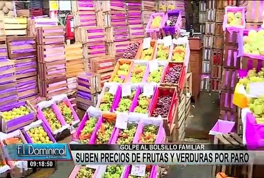 Golpe al bolsillo familiar: suben precios de frutas y verduras por paro de transportistas
