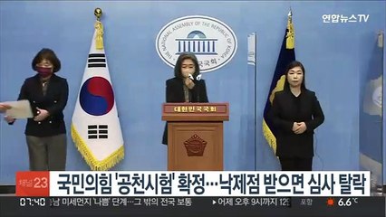 Télécharger la video: 국민의힘 '공천 시험' 확정…낙제점 받으면 심사 탈락