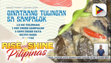 SARAP PINOY | Ginataang tulingan sa sampalok