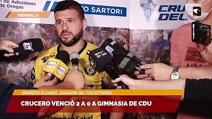 Crucero venció 2 a 0 a GImnasia cdu
