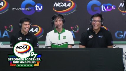 CSB coach Charles Tiu talks about their win vs. Arellano | NCAA Season 97