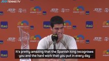 Alcaraz gets phone call from King of Spain after Miami win