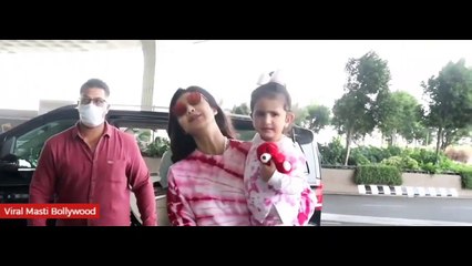 Shilpa Shetty and Daughter Samisha's Twinning spotted
