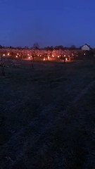 Les bougies permettent de créer un écran de fumée pour protéger les vignes du rayonnement du soleil le matin