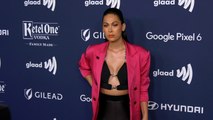 Cassandra James attends the 33rd Annual GLAAD Media Awards red carpet in Los Angeles