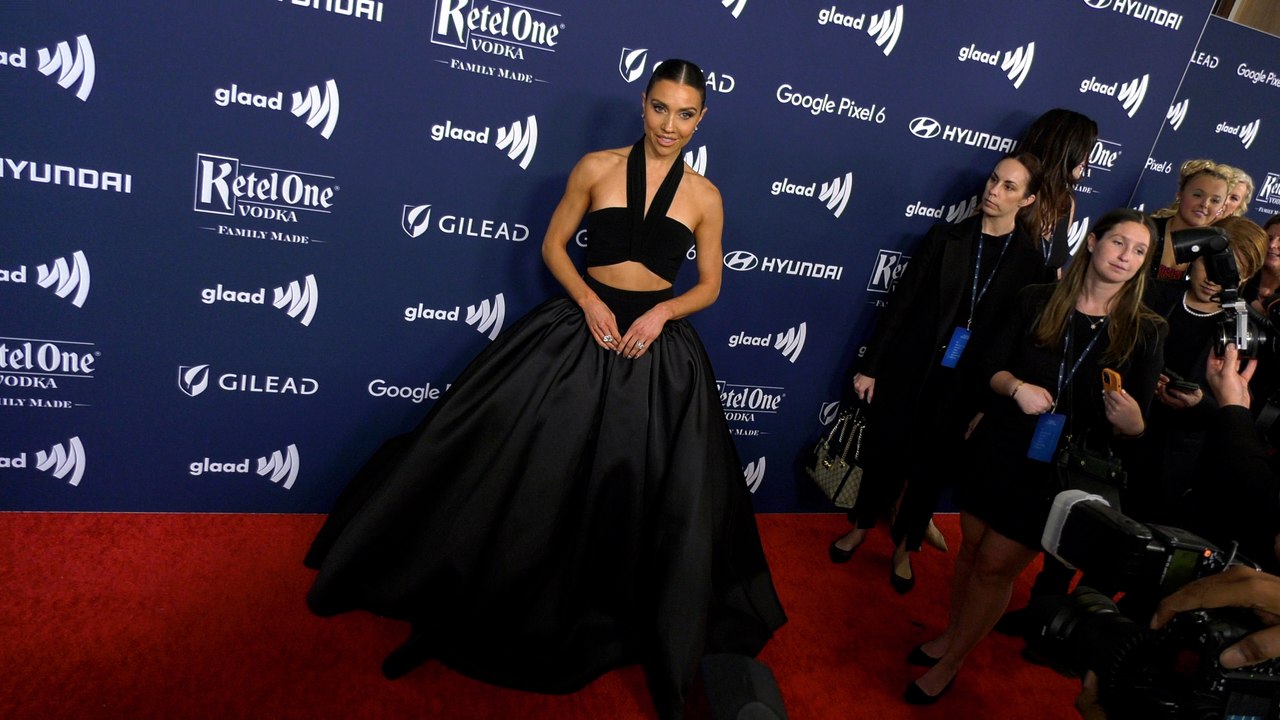 Jenna Johnson attends the 33rd Annual GLAAD Media Awards red carpet in Los Angeles