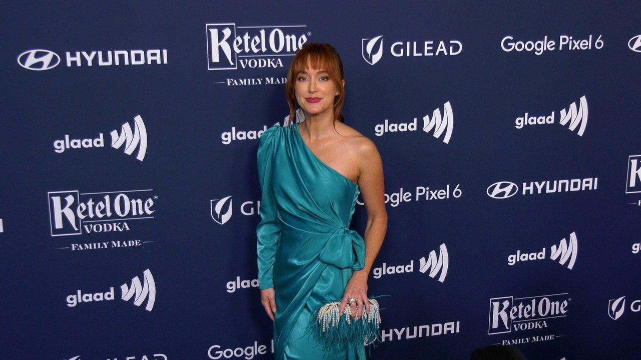 Jess Berry attends the 33rd Annual GLAAD Media Awards red carpet in Los Angeles