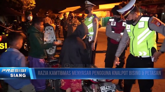 Polres Bantul Gelar Razia Petasan & Knalpot Bising untuk Ramadhan yang Kondusif