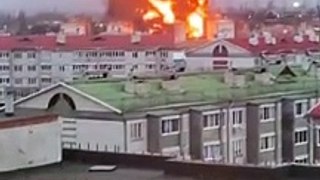 Ukraine Attacks an oil Depot in Russian Territory