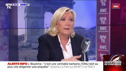 Marine Le Pen souhaite "la suppression de la TVA sur un panier de 100 produits de première nécessité"