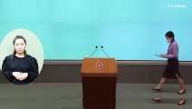 رئيسة هونغ كونغ التنفيذية تقول إنها لا تسعى للفوز بفترة ثانية في منصبها