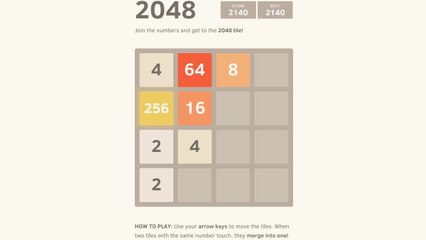 2048 : Le jeu plus addictif que Candy Crush et Flappy Bird réunis débarque sur mobile
