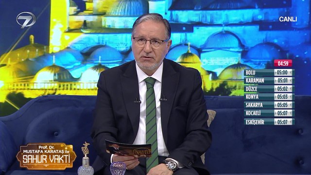 Prof. Dr. Mustafa Karataş ile Sahur Vakti - 3 Nisan 2022