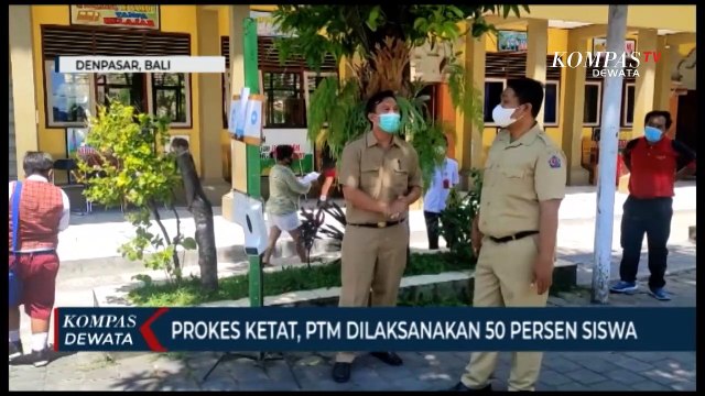 SD Dan SMP Di Kota Denpasar Kembali Melaksanakan PTM