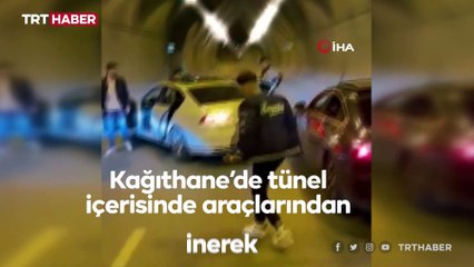 Kağıthane'de tüneli kapatarak yüksek sesli müzik dinleyenlere ceza