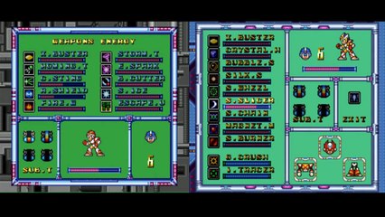 Il termine Mega Man X et X2 simultanément et avec une seule manette !