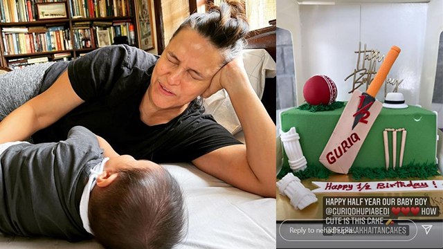 Neha Dhupia Angad Bedi के Son Guriq का Half Year Birthday Celebration Viral | Boldsky