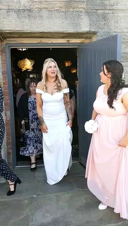 Star Wars wedding flash bomb