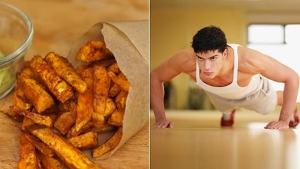 Les frites idéales avant d'aller à l'entraînement