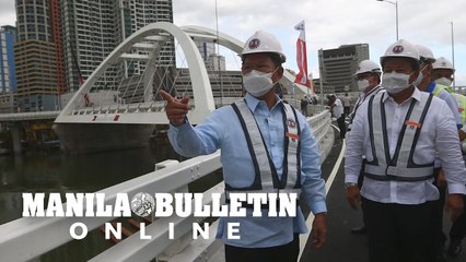 DPWH inspects the Binondo - Intramuros Bridge a day before inauguration