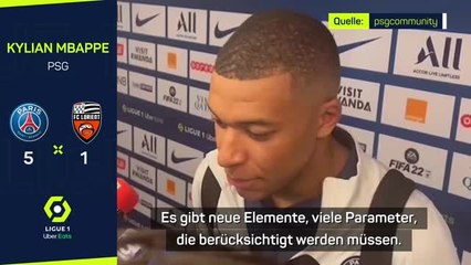 Mbappe zu Zukunft: "Kein Grund, darüber zu reden"