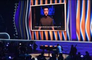 Ukraine President Zelensky makes speech at the 2022 Grammy Awards