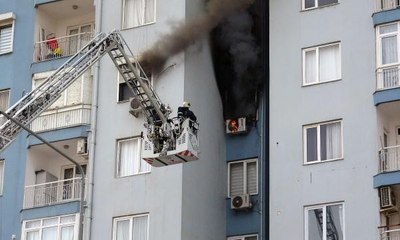 YANGINA BANYODA YAKALANAN EMEKLİ ÖĞRETMEN GÖZYAŞLARINI TUTAMADI