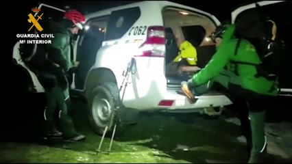 Rectados dos montañero s en Peña Ubiña