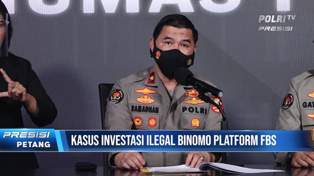 Polri Tetapkan 2 Orang Tersangka Investasi Ilegal Aplikasi Binomo Platfrom FBS