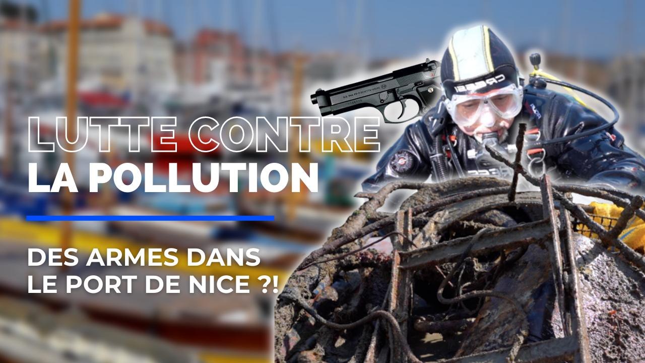 Des chariots, des pneus, des armes, des dentiers... retour sur le nettoyage sous-marin du port de Nice