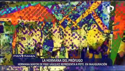 ¡La sobrina plenipotenciaria! Hermana del prófugo Fray representa a Castillo en ceremonia pública