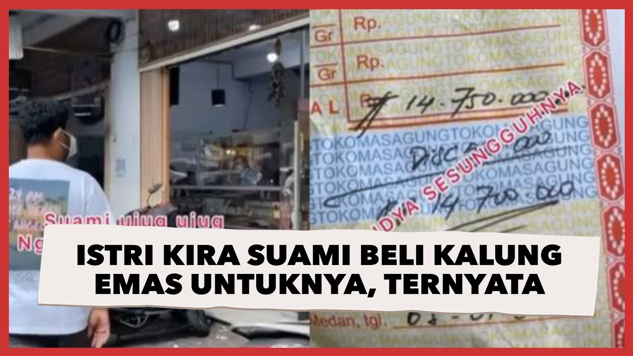 Istri Kira Suami Beli Kalung Emas 14 Juta Untuknya, Ternyata Buat Sosok Ini
