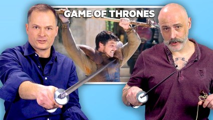 Weapons masters rate seven duels and trials by combat in movies and tv