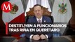 Destituyen a titulares de Seguridad y Protección Civil de Querétaro tras riña en La Corregidora