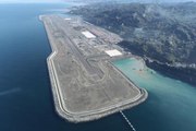 Denize dolgu Rize-Artvin Havalimanı'na ilk uçak iniyor