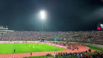 لوحة تاخد العقل من جمهور الرجاء ضد وفاق سطيف