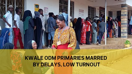 Kwale ODM primaries marred by delays, low turnout