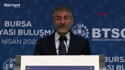 Bakan Nebati, Bursa İş Dünyası Buluşması toplantısında  açıklamalarda bulundu