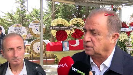 Cenazeye Fatih Terim de katıldı: Yeri dolmaz biriydi