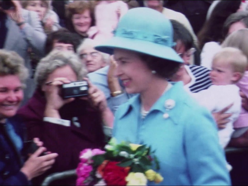 The Queen's 1977 Silver Jubilee tour in the Nor...
