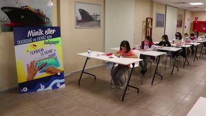 "Tekirdağ ve deniz" konulu resim yarışması düzenlendi